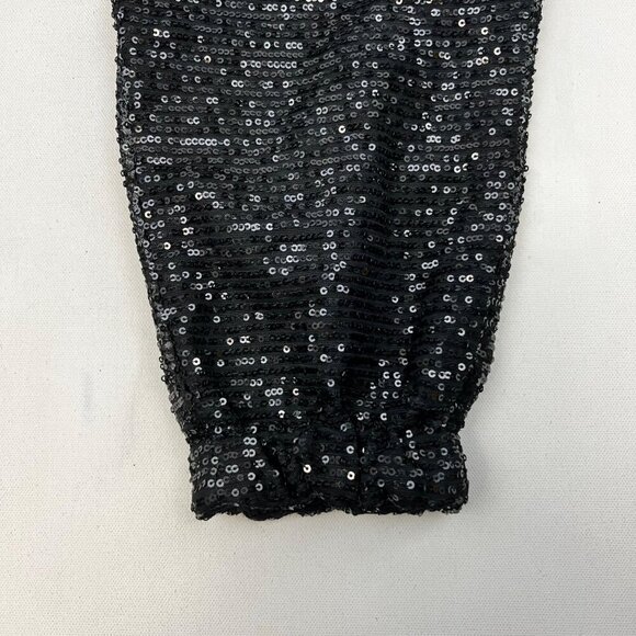 Serra Women’s Sequined Dress Pants Jogger Elastic Waist Black Size Small - Picture 4 of 7
